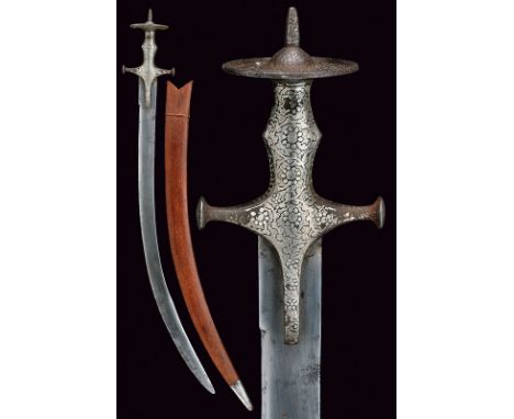 A tulvar dating: 19th Centuryprovenance: IndiaStrong, flat, single -and false-edged battle-blade of damask, with tang; typica
