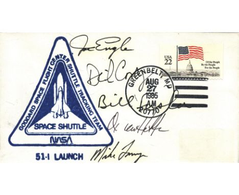 Astronauts&nbsp; Commander Francis R. “Dick” Scobee, Pilot Michael J. Smith, and Mission Specialists Ellison S. Onizuka, Judi