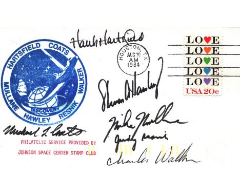 Astronauts Steven R. Nagel, Commander, Terence T. Henricks, Pilot, Jerry L. Ross, Mission Specialist, Charles J. Precourt, Mi