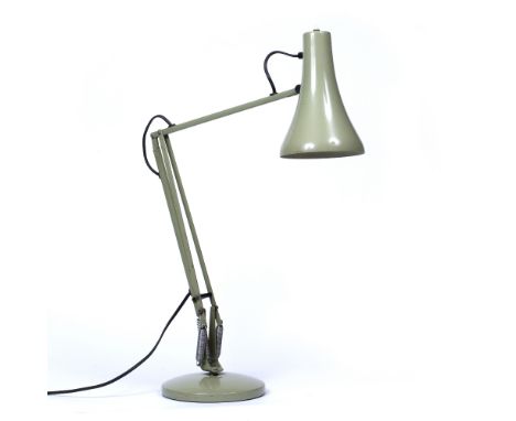 Herbert Terry &amp; Sons  Anglepoise lamp, circa 1970 model 90, in pale green  85cm high approx.