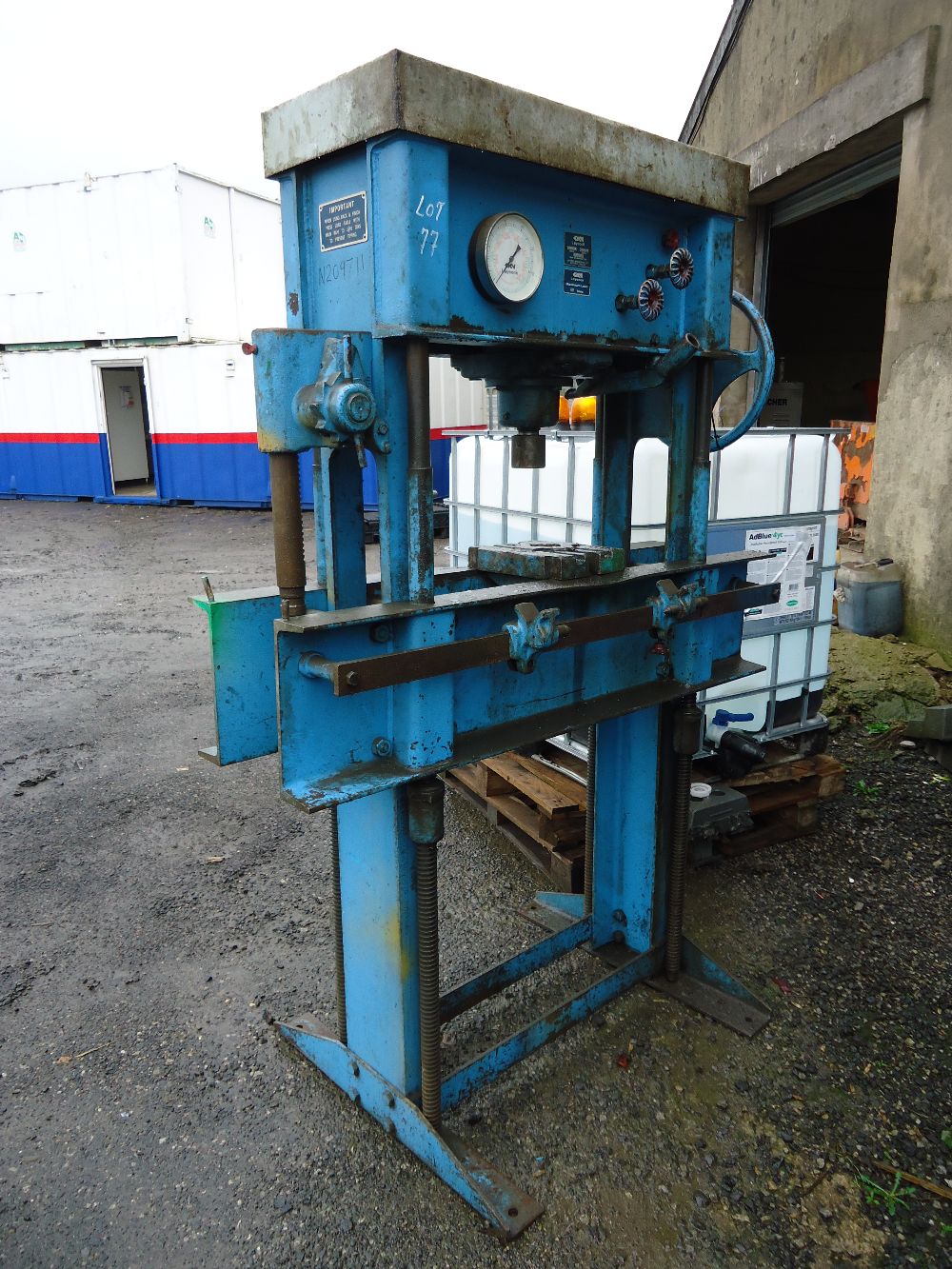 GKN Laycock 60 tonne hydraulic press