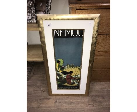 RETRO POSTER TYNEMOUTH