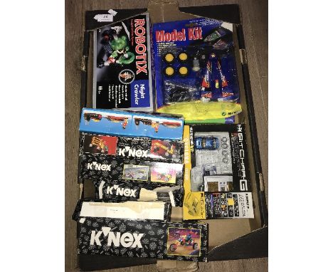 LARGE AMOUNT OF K-NEX  ROBOT MIX  MODEL KITS ALL BOXES