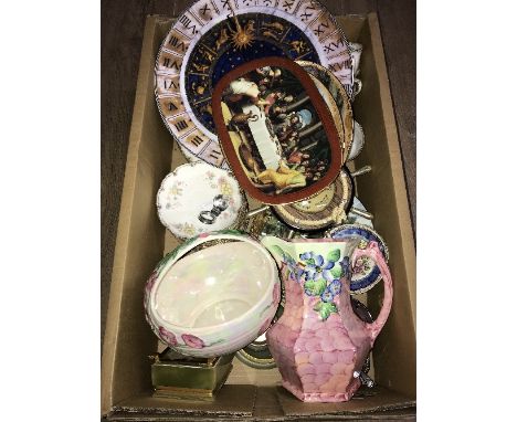 LARGE AMOUNT OF COLLECTORS PLATES   MALING  AND  SHIPS WHEEL BAROMETER