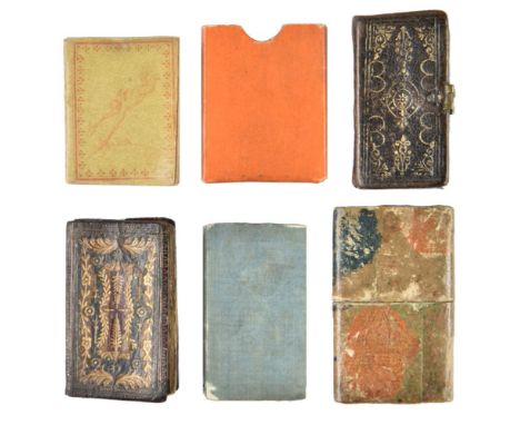 Miniature books. Taschen Kalender für das Schalt-Jahr 1824, Leipzig: Schreibers Erben, 1824, engraved throughout, including f