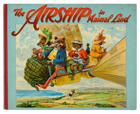 Bingham (Clifton). The Airship in Animal Land, Pictured by G. H. Thompson, London: Nister [and] New York: Dutton, [1910], eig