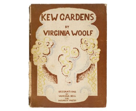 Woolf (Virginia). Kew Gardens, Decorated by Vanessa Bell, Hogarth Press, [1927], border decorations throughout, some spotting