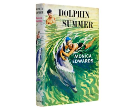 Edwards (Monica). Dolphin Summer, with Illustrations by Geoffrey Whittam, first edition, Collins, 1963, black &amp; white ill