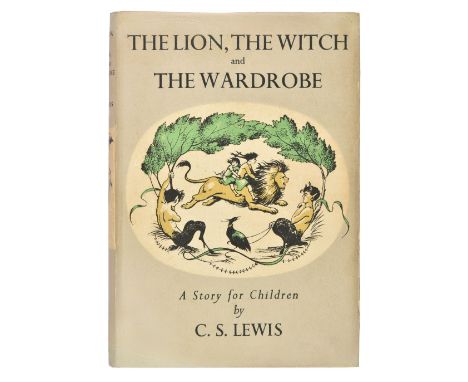 Lewis (C.S.) The Lion, The Witch and The Wardrobe, 1st edition, 1950, colour frontispiece and illustrations by Pauline Baynes