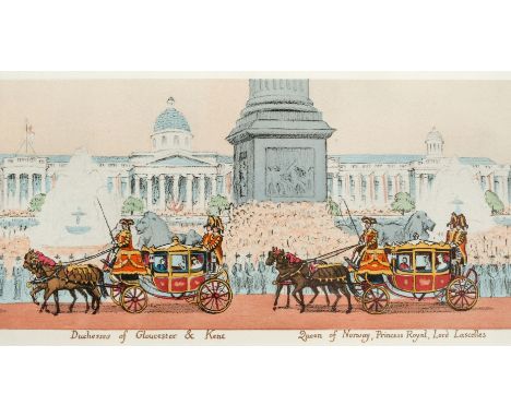 Panorama. Panorama of the Coronation Procession of Their Majesties, 12th May 1937, Drawn by Mary McNeile for Captain J. R. Ab