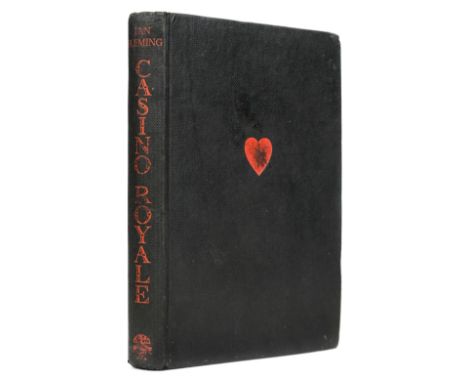 Fleming (Ian). Casino Royale, 1st edition, 1953, one or two light marks, original black cloth with red heart motif to upper c