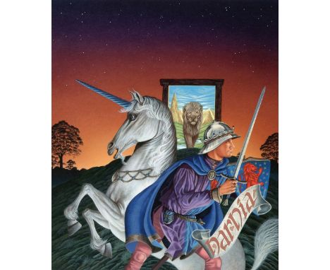 Skilleter (Andrew, b.1948). Original artwork for The Last Battle, The Chronicles of Narnia, by C.S. Lewis, 1996, acrylics on 