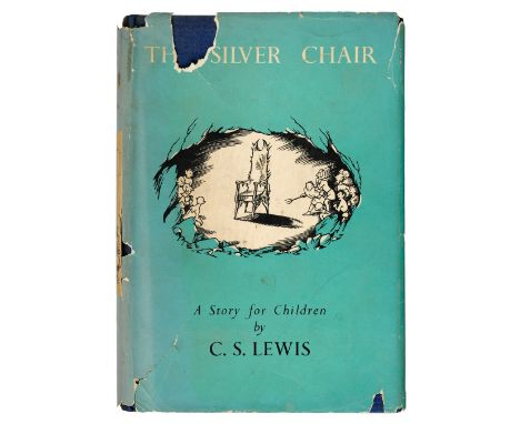 Lewis (C. S.) The Silver Chair, 1st edition, 1953, illustrations by Pauline Baynes, one or two light spots, original blue clo