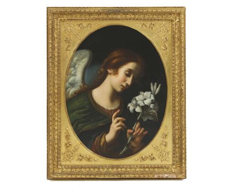After Carlo Dolci The Angel of the Annunciationinscribed verso 'Medal of Distinction Italian Exhibition of Costa &amp; Conti 