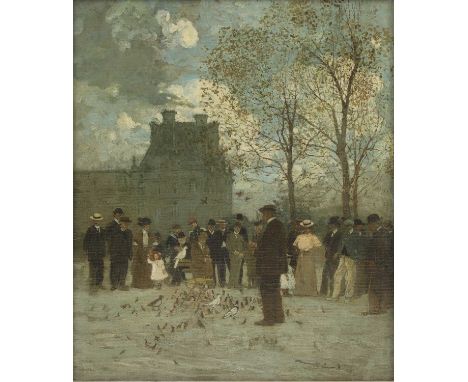 Amédée-Julien Marcel-Clément (French, 1873-1950)The Tuileries Gardens, Parissigned 'Marcel Clément' l.r., oil on canvas65 x 5