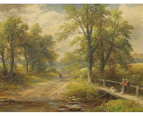 George Turner (1841-1910)'Sweet Water Lane'signed 'Geo Turner' l.r., also signed, inscribed with title and dated '1902' verso