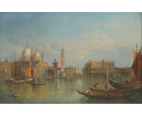 Alfred Pollentine (1836-1890)The Grand Canal, Venice, looking towards the Doge's Palace and St Mark's Squaresigned 'A Pollent