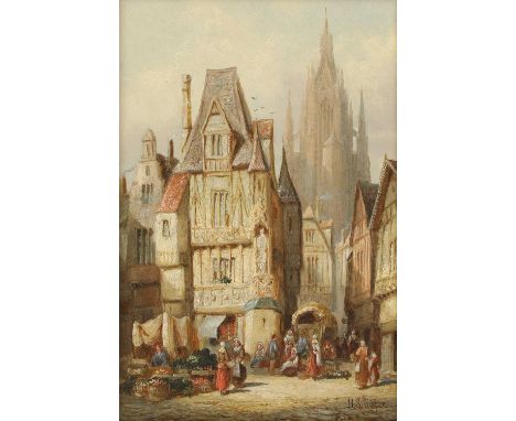 Henry Thomas Schaefer (1815-1873)Évreux, Normandy;St Ouen, Rouensigned 'H Schaefer' l.l. and l.r. respectively, each titled a