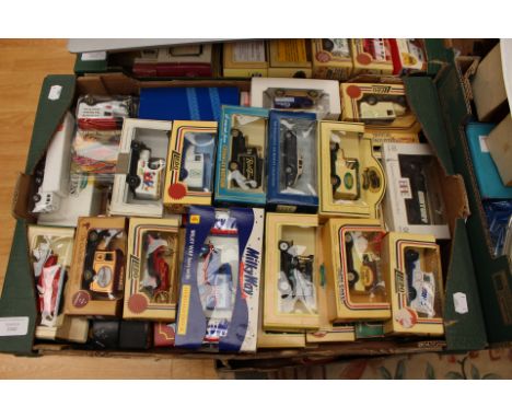 Collection of diecast model vehicles including Lledo Days Gone (one box)