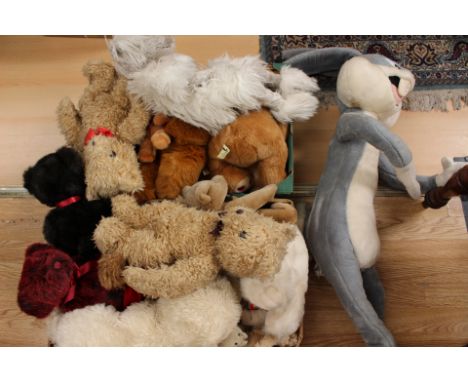 Collection of Steiff toys including Teddies, Bugs Bunny A/F