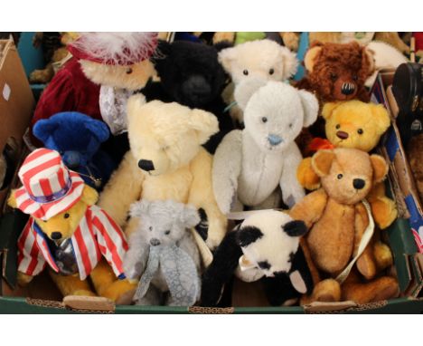 Deans Rag Book Bear collection including Scarlet Pimpernel, Appleton, Little Angel, Chocolate Fudge, Royal Blue, Appletina, H