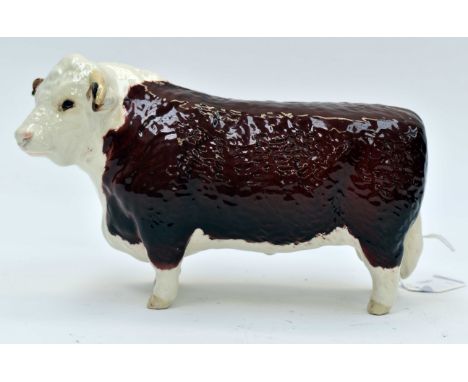 A Beswick Hereford bull, model 1363B