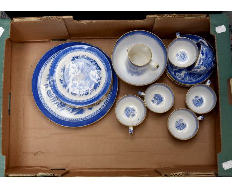 An 1897 Copelands china Willow Pattern, tea service (21)