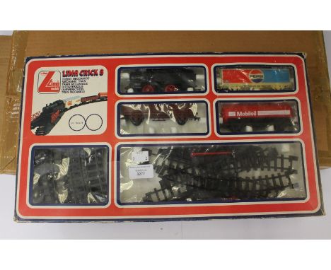 LIMA railway set, Crick 8, in original box, along with Hornby freight set, unused in original box, plus outer box (2)