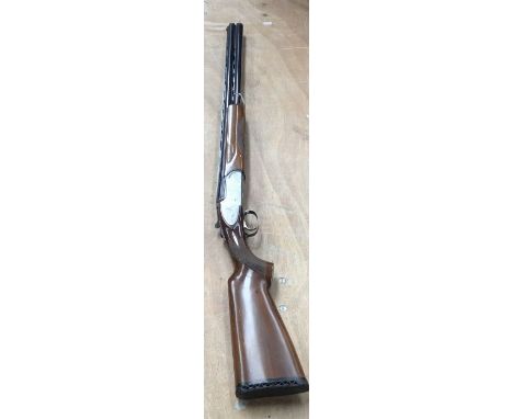 A 12b Rizzini over and under shotgun, number 55379, barrel length 28”, overall length approximately 45.5”You will need an in 