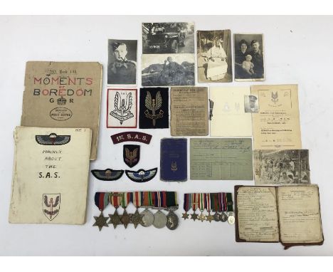 An exceptional and rare WW2 and Post WW2 era medal group and photo archive to 908535 L/Cpl Gerald Hutchinson 1st S.A.S.Includ