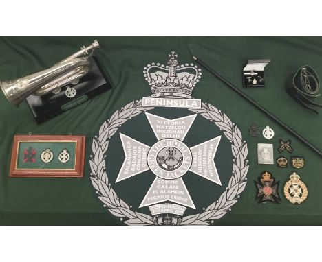 A good selection of 20th century Royal Green Jackets related items, most of which will date from the second half of the 20th 