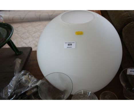 A good quality large glass light