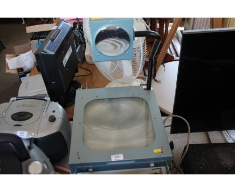 An overhead projector 