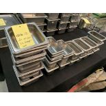 Lot de (26) dropin acier inox - variés