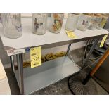 MKE Table de travail acier inox # ECTC 48 X 24 -NEUVE