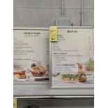 Lot de (2) SNAP cadres publicitaires - changeables - 19 x 26''