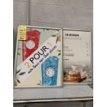 Lot de (2) SNAP cadres publicitaires - changeables - 19 x 26''