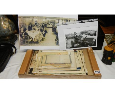 Approximately 70 menus from London Hotels and Restaurants (Savoy, Royal Automobile club, Hyde Park Hotel, the Dorchester, The