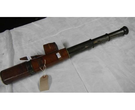 A superb Tel.sig MkII military 3 drawer telescope, R &amp; J Beck, London.