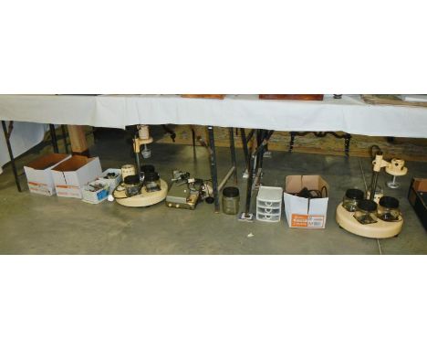A large quantity of watch makers tools.