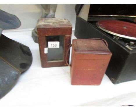 2 carriage clock cases.