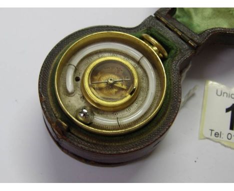 A good rare combined barometer, compass and thermometer in case.