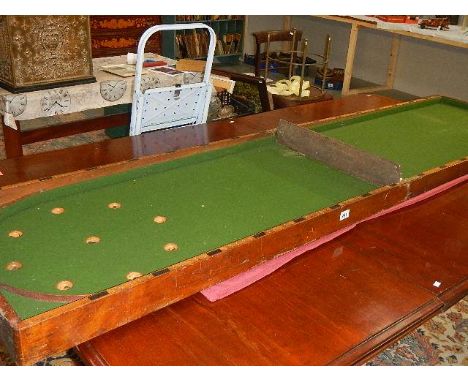 A large fold out bagatelle.