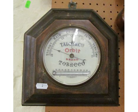An advertising barometer Taddy &amp; Co Orbit brand tobacco