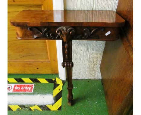 A hall console table