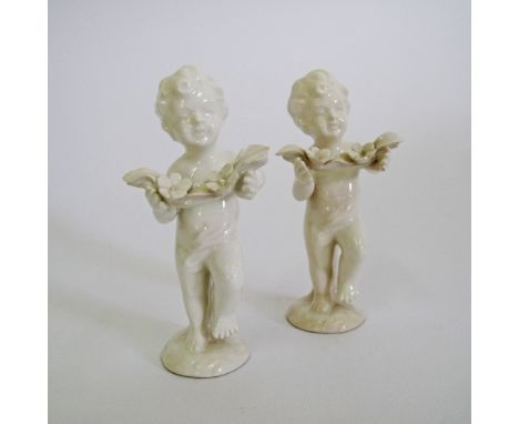 A pair of white porcelain cubits probably English, early 19th century, unmarked. H10cm. (2)
Provenance: Dr. Takis K. Evangeli