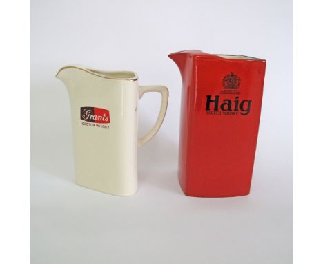 Two English Wade and Carlton ware collectable ceramic whisky jugs, Grant's and Haig H19cm. (2)
In-house packing &amp; shippin