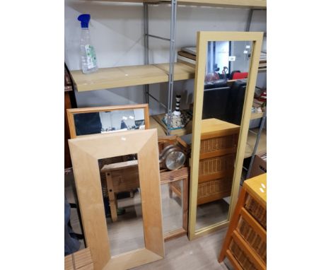 A LOT INC MIRRORS AND A BAROMETER ETC