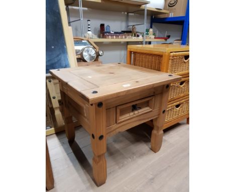 CORONA LAMP TABLE WITH SINGLE DRAWER