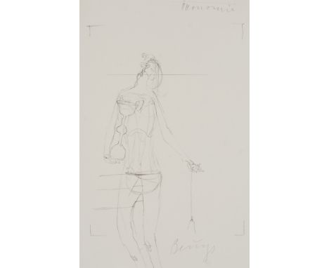 Spanische Moderne Jorge Camacho (1934 Havanna - 2011 Paris)o.T. (El círculo de Piedra). 1970. Farblithographie auf Velin. 53,